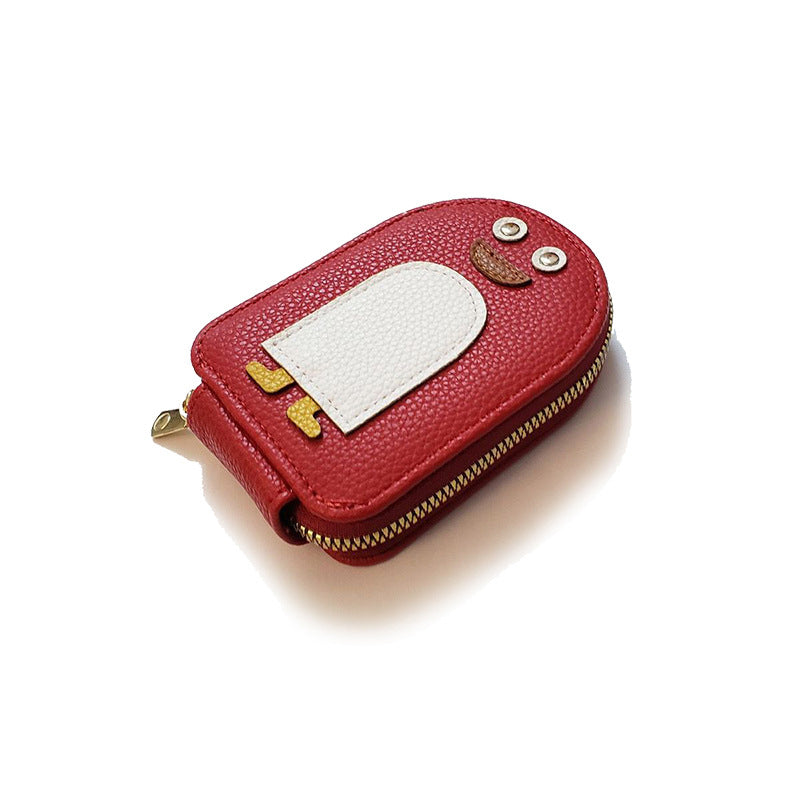 Kortholder - kompakt og slitesterk pingvinmønster