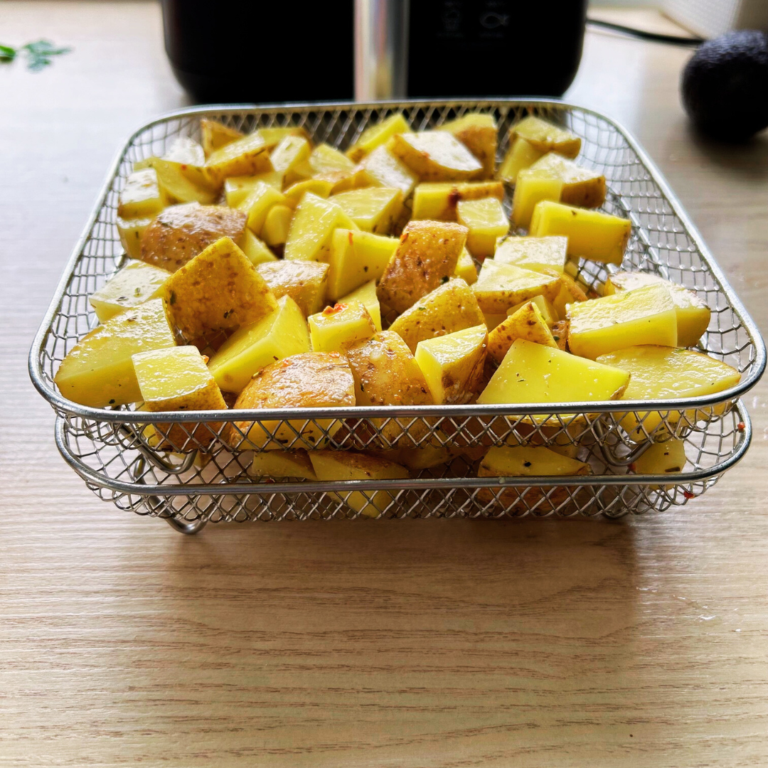 Paniers empilables pour cuisson homogène à l'air (x3)