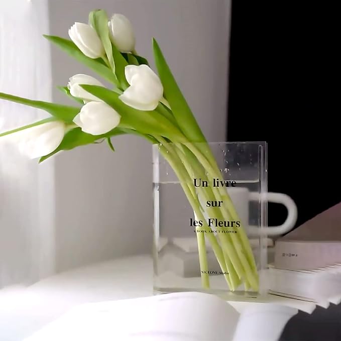 Decorative book vase – Literary elegance in your home