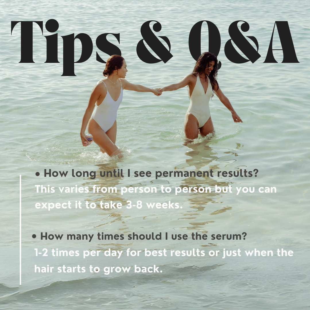 Siero depilatorio – Una pelle liscia e senza sforzo