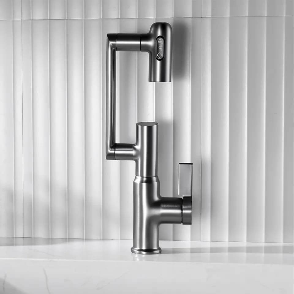 デジタル蛇口:日常的に水とエネルギーを節約する