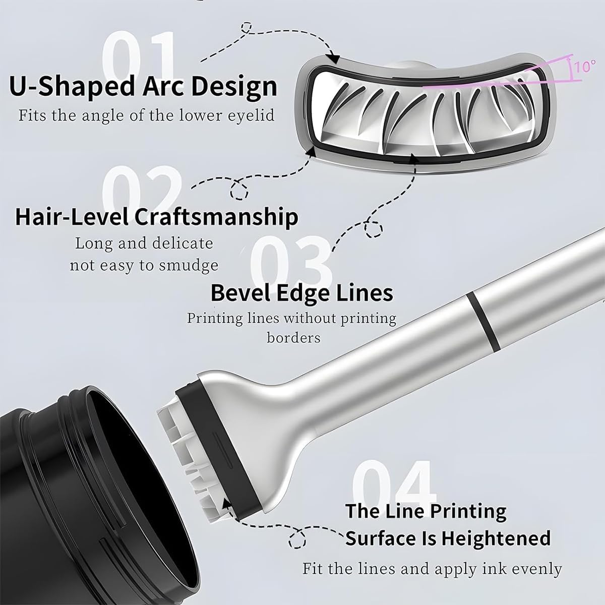 סט דיו חותמת - איפור קל ומהיר