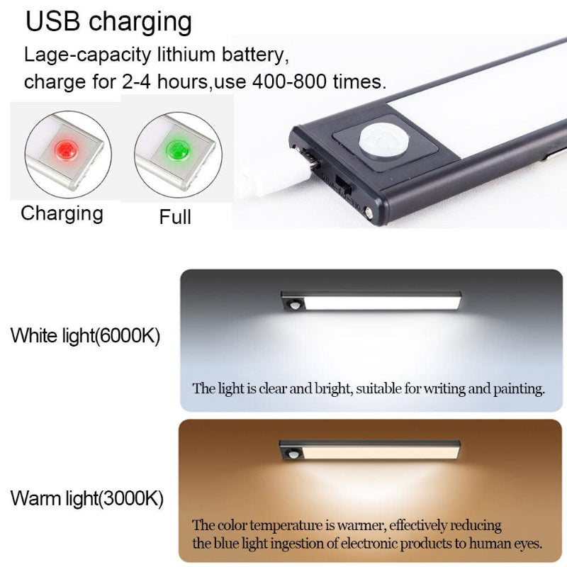 Wireless smart lighting with motion detection