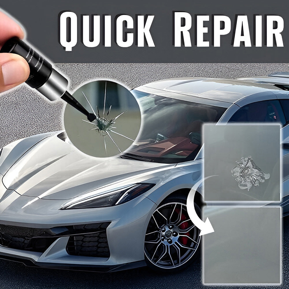 Repair glass cracks in a few minutes