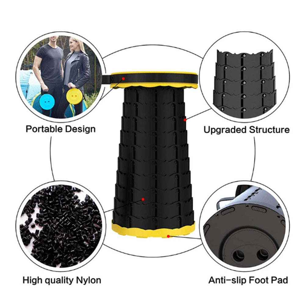 Skládací stolička – Okamžité sezení kdekoli