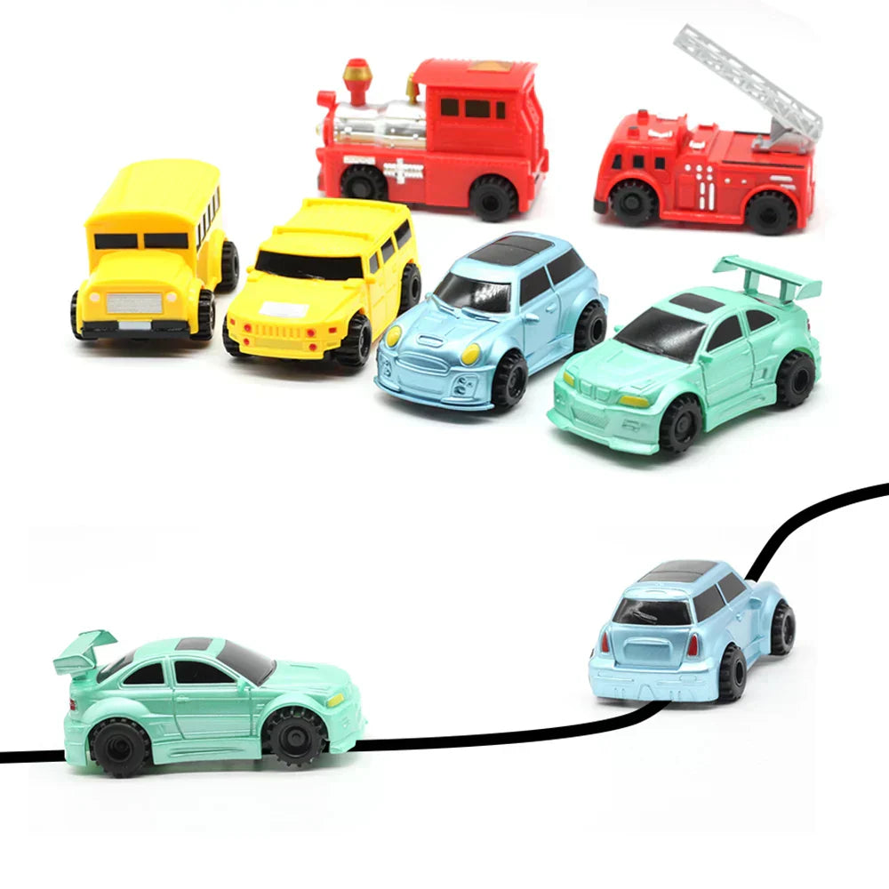 El coche mágico que sigue tus dibujos como por arte de magia