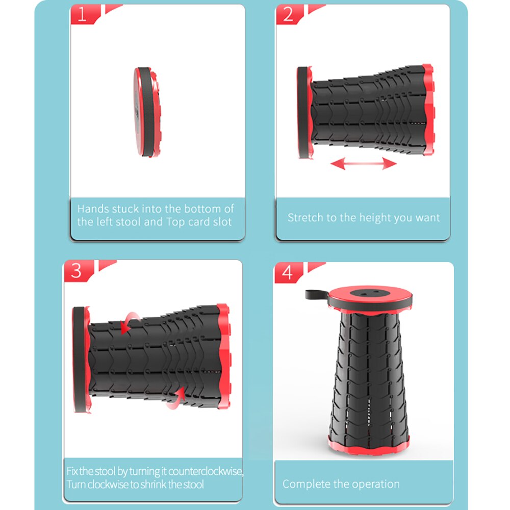 Skládací stolička – Okamžité sezení kdekoli