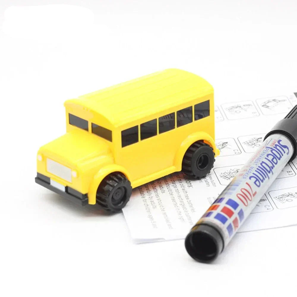 El coche mágico que sigue tus dibujos como por arte de magia
