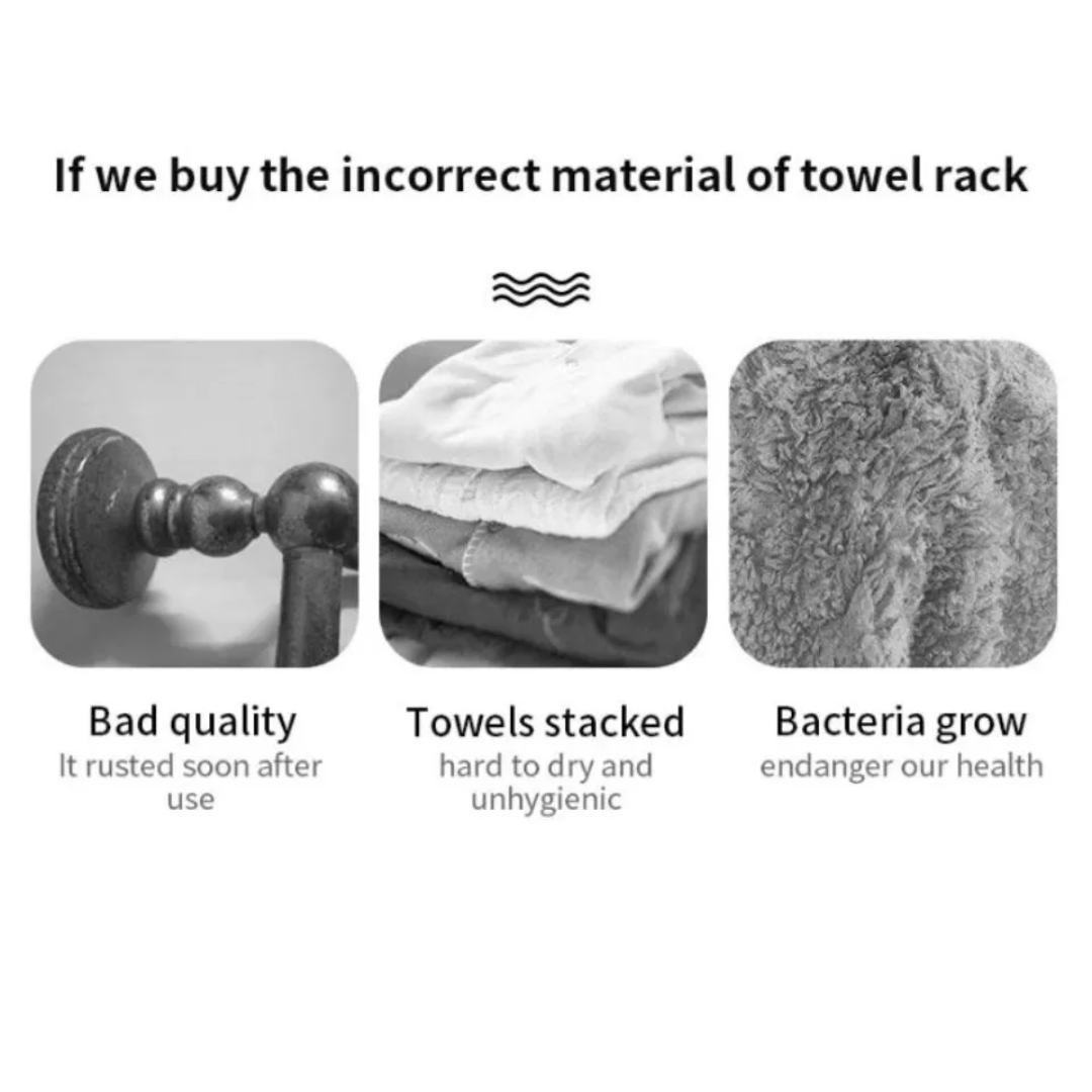 Supporto di asciugatura pieghevole