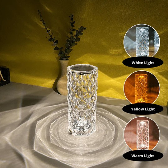 CrystalMax™ - LED Bordlampe med krystalleffekt