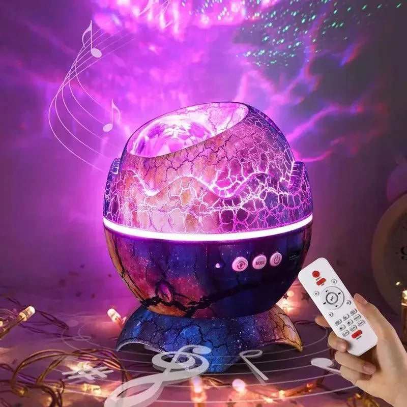 Galaxia projektor s hudbou a diaľkovým ovládaním
