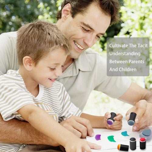 Kit peinture doigts – Créativité enfantine sans salissures