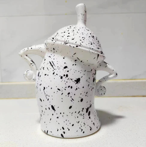 Speelse keukenpot met grote opbergruimte