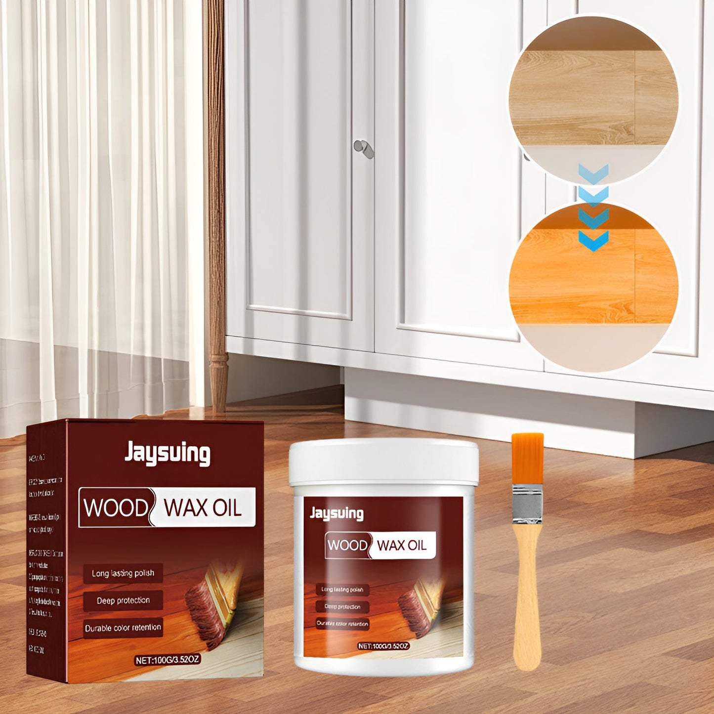 מנקה עץ טבעי – רצפות מבריקות ומוגנות