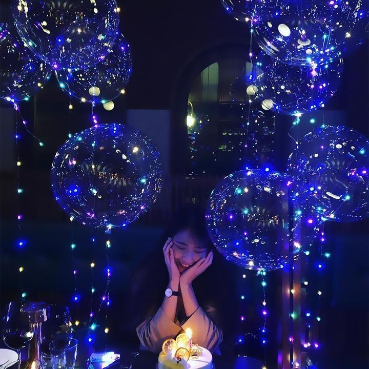 Genanvendelige LED-balloner til at lyse op til dine fester (X10)