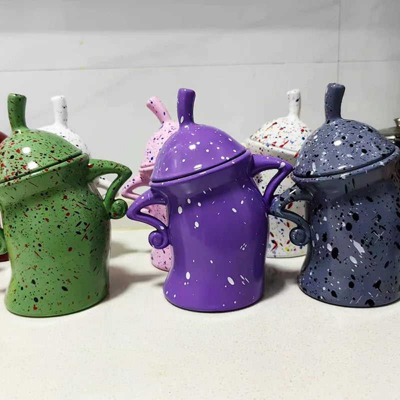 Speelse keukenpot met grote opbergruimte