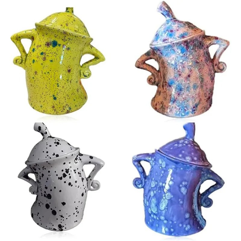 Speelse keukenpot met grote opbergruimte