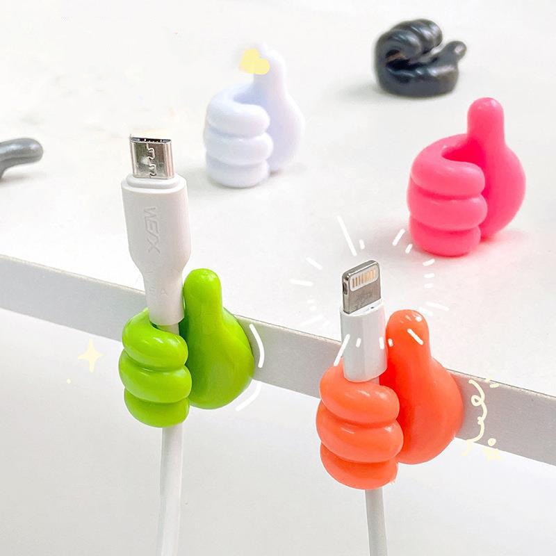 Clever hooks for cables, brushes, earphones, and more (x10)
