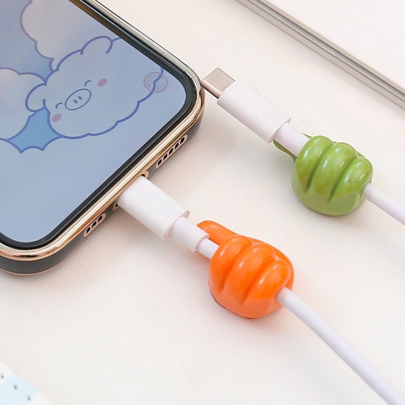 Clever hooks for cables, brushes, earphones, and more (x10)