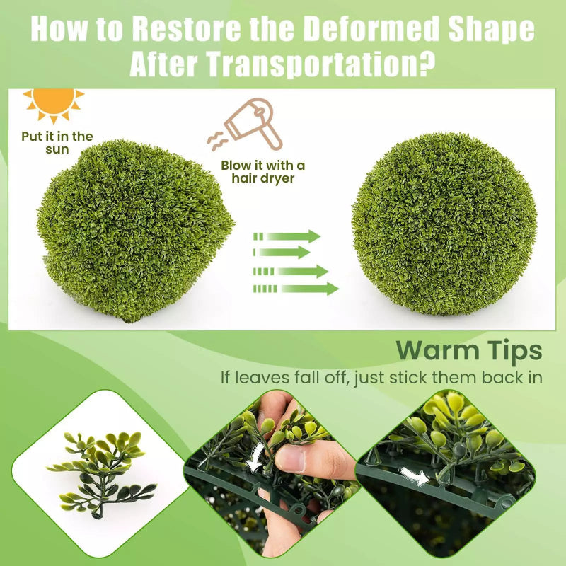 Φυσική κομψότητα χωρίς συντήρηση για τους χώρους σας (x2)