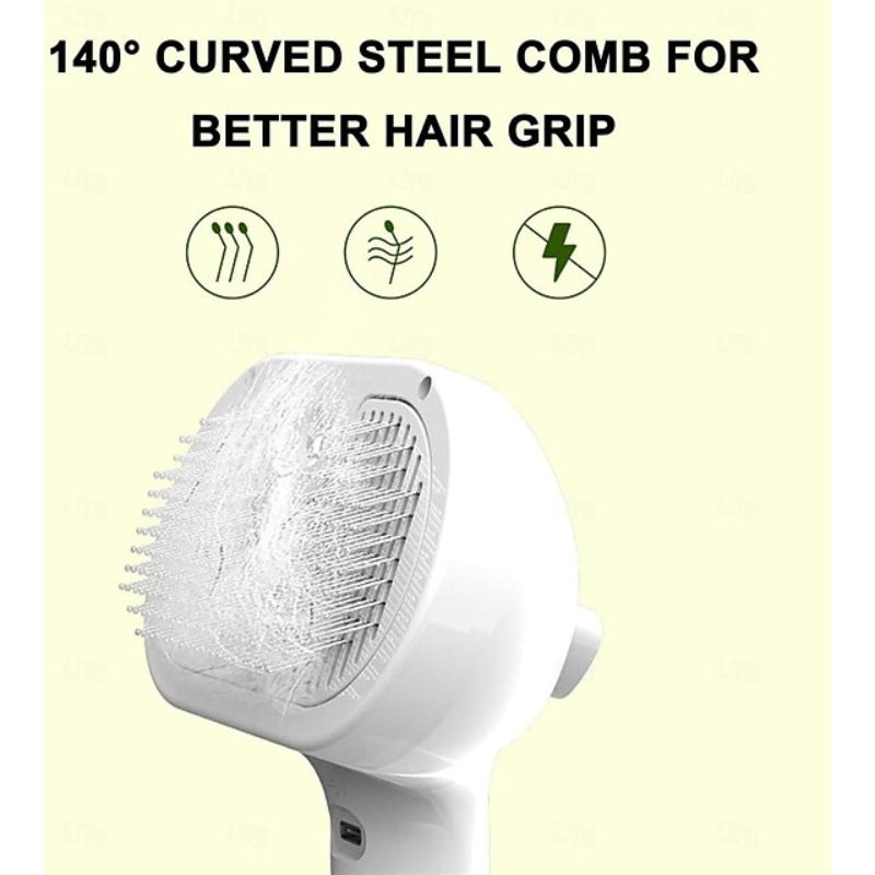 Brosse massante 2-en-1 pour un pelage éclatant