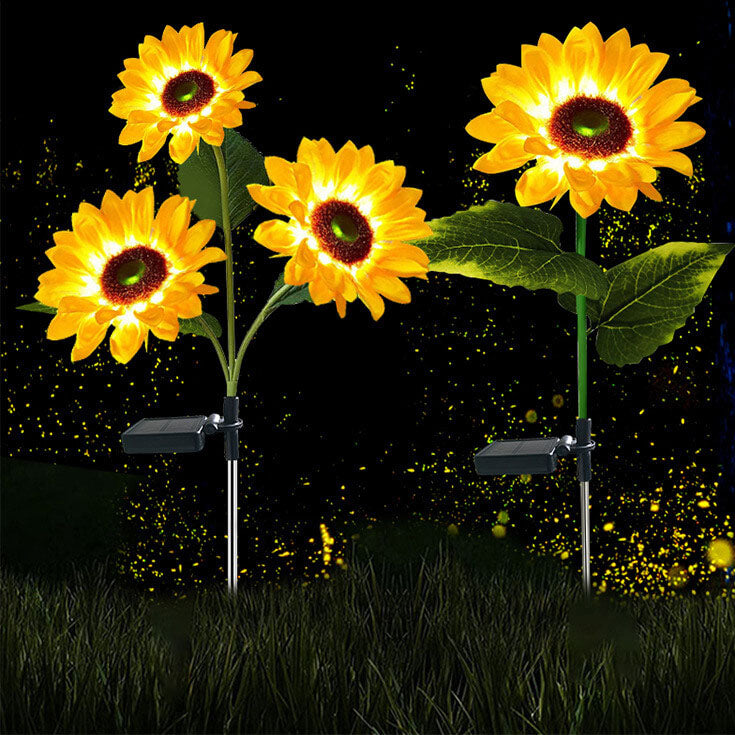 Éclairez votre jardin avec des tournesols solaires