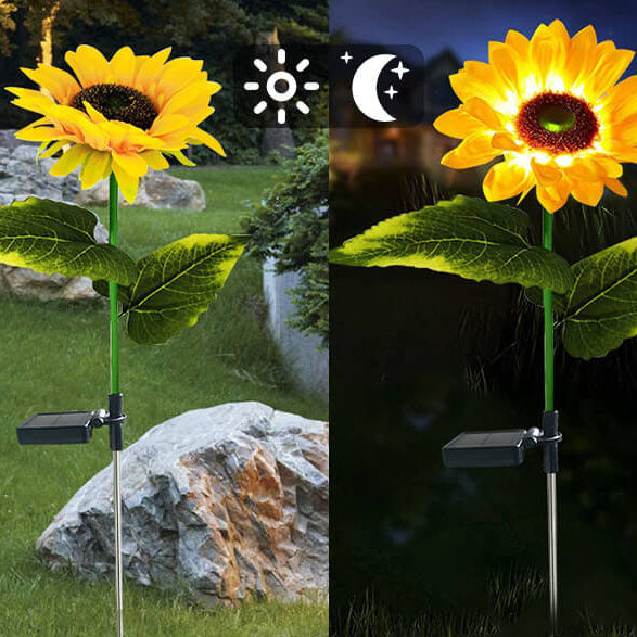 Éclairez votre jardin avec des tournesols solaires