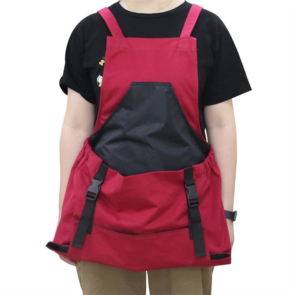 Praktische Garten-Schürze mit großer Ernte-Tasche 