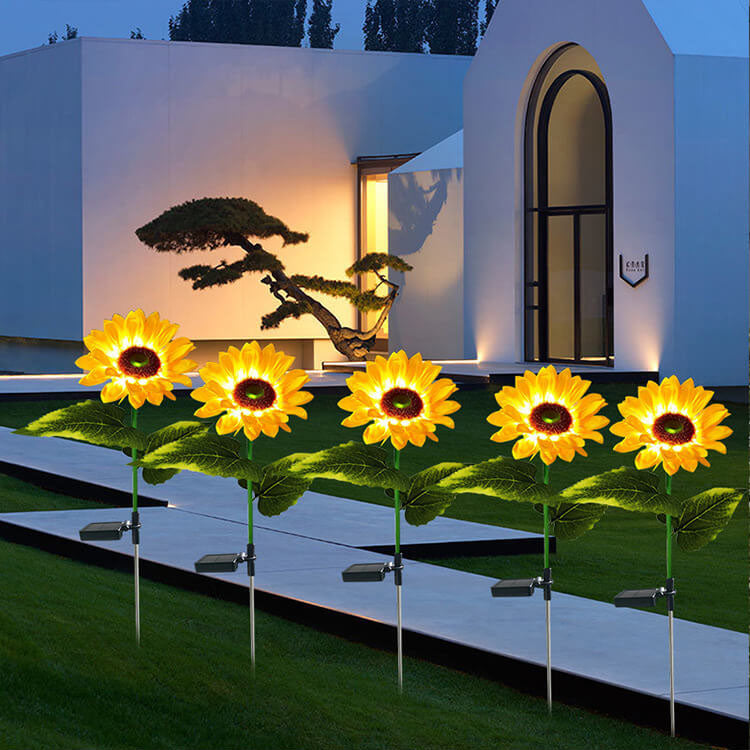 Éclairez votre jardin avec des tournesols solaires