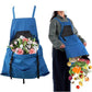 Praktische Garten-Schürze mit großer Ernte-Tasche 