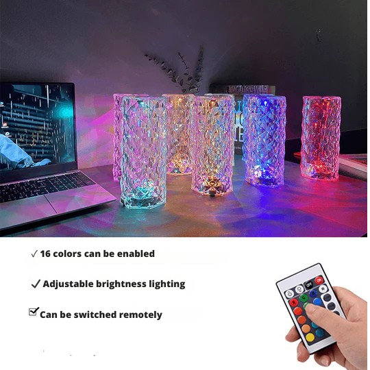 CrystalMax™ - LED Bordslampa med kristalleffekt 