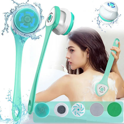 Effortless complete cleansing massage in the shower 