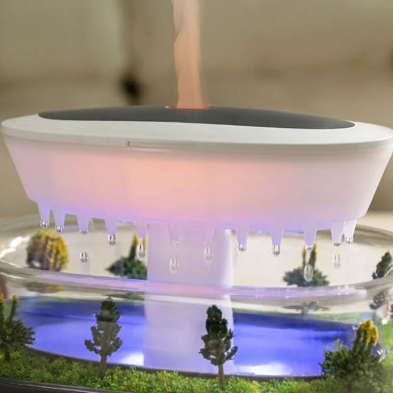 Rain Effect Diffuser - Sound, Mist & Ambient Light 