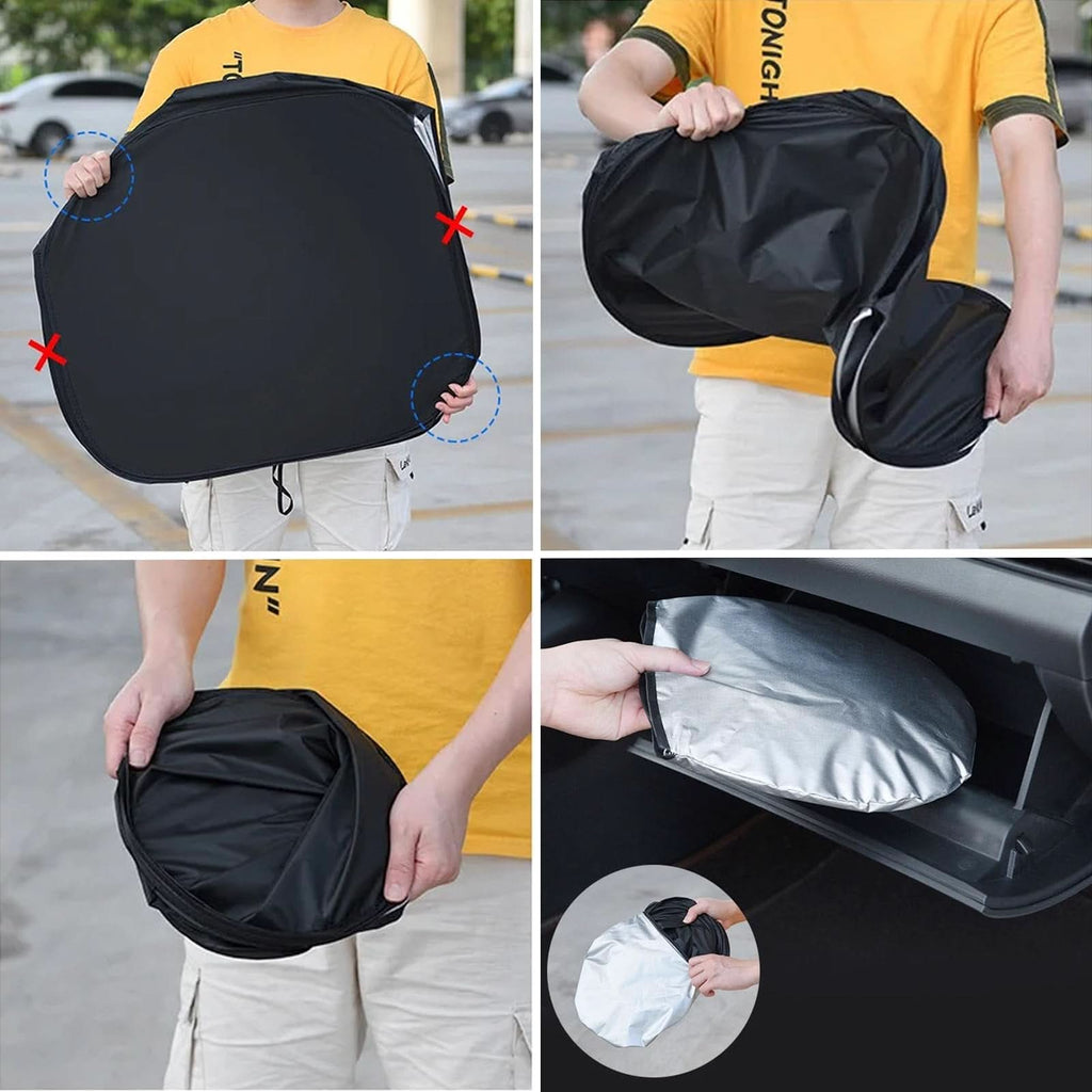 Protetor solar para carro anti-calor sob medida e eficaz 
