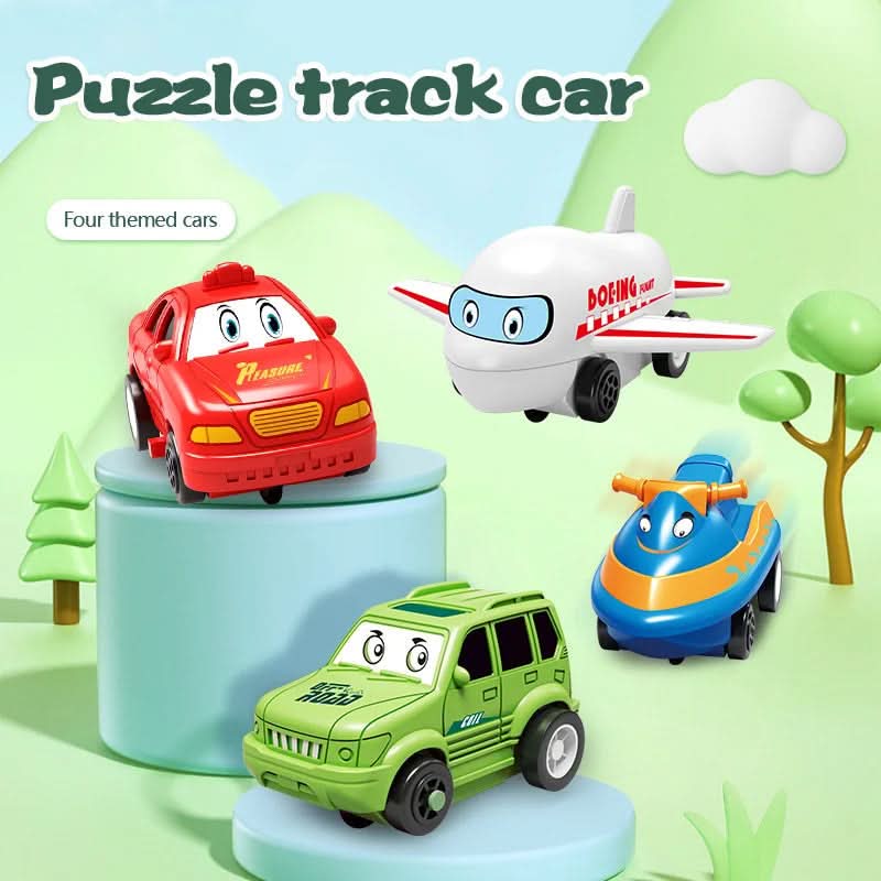 Oktatási kör-puzzle elektromos járművekkel 