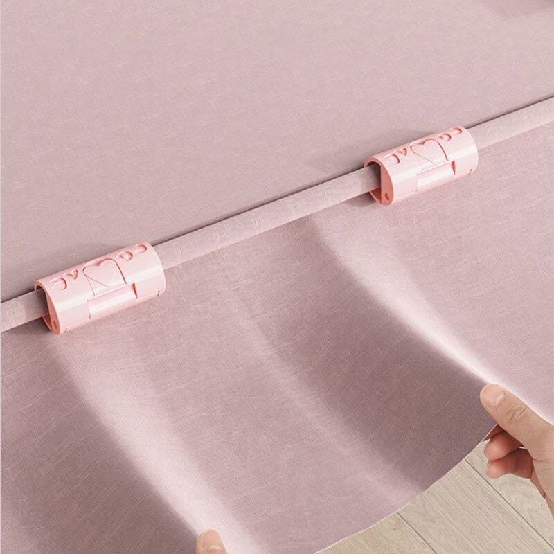 Clips décoratifs pour draps tendus et bien fixés (x12)
