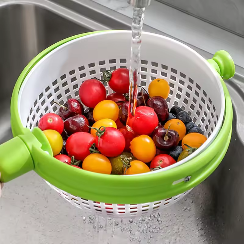 Centrifuga e asciugatrice rotante per frutta e verdura 