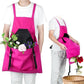 Praktische Garten-Schürze mit großer Ernte-Tasche 
