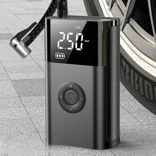 Inflate your tires in the blink of an eye, wherever you are 