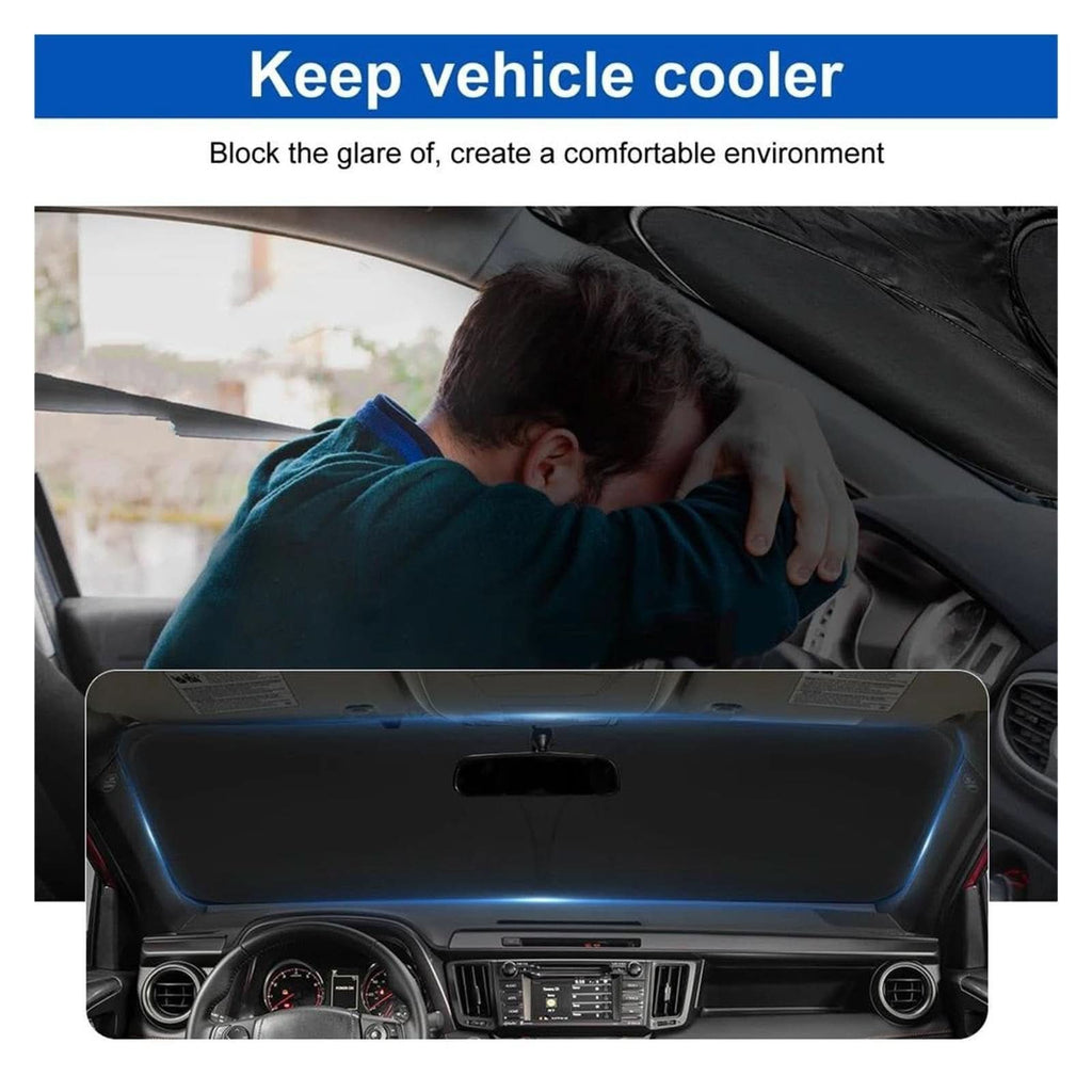 Protetor solar para carro anti-calor sob medida e eficaz 