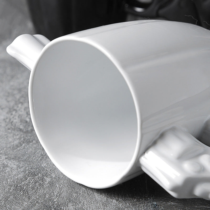 Ultra original design mug with a gun handle 