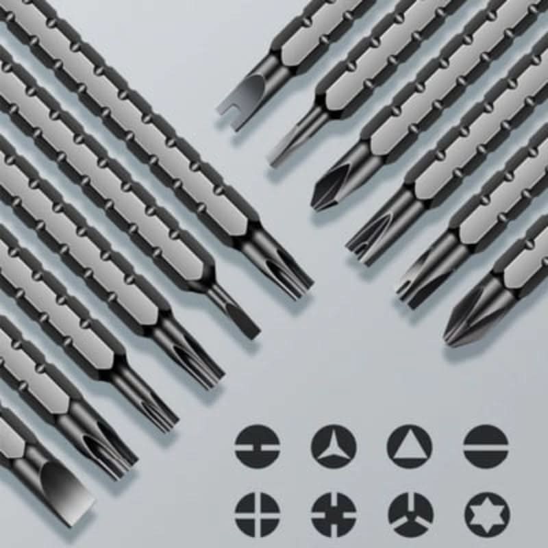 Chave de fenda compacta e ajustável para aparafusamento preciso 