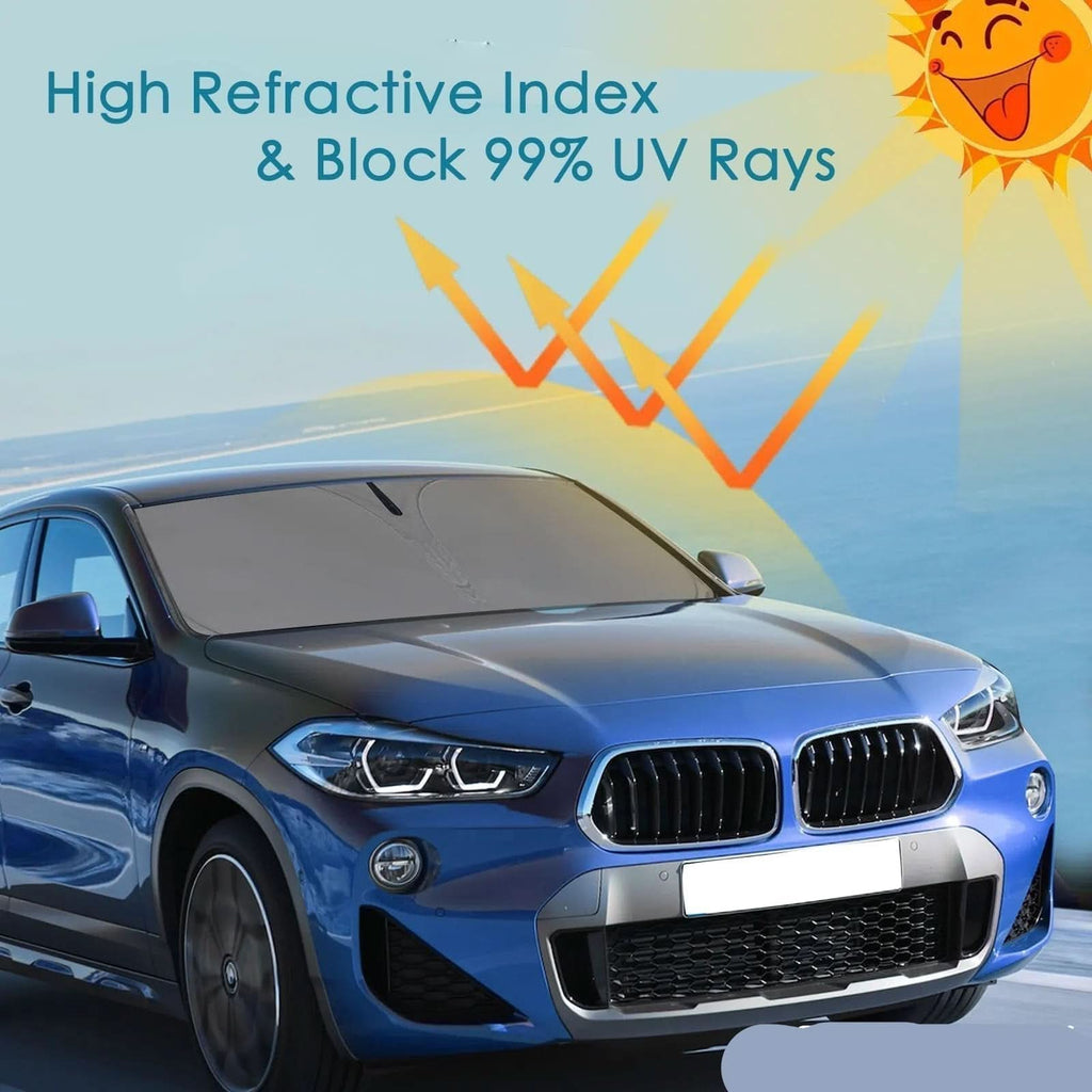 Protetor solar para carro anti-calor sob medida e eficaz 
