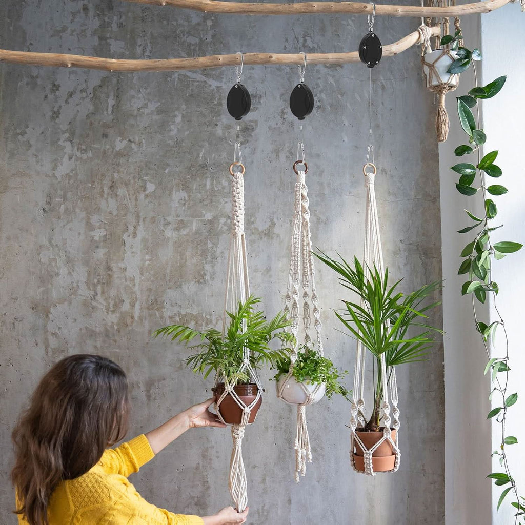 Accede fácilmente a tus plantas colgantes (x4) 