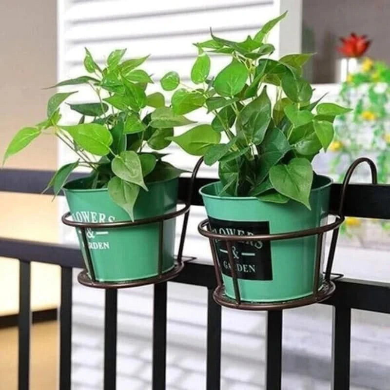 Support suspendu pour pots de fleurs