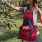 Praktische Garten-Schürze mit großer Ernte-Tasche 