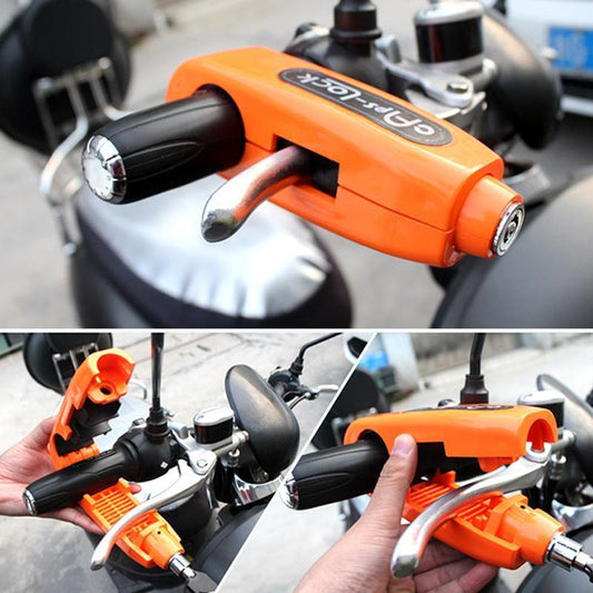 Express slot tegen diefstal voor motor- en scooterstuur 