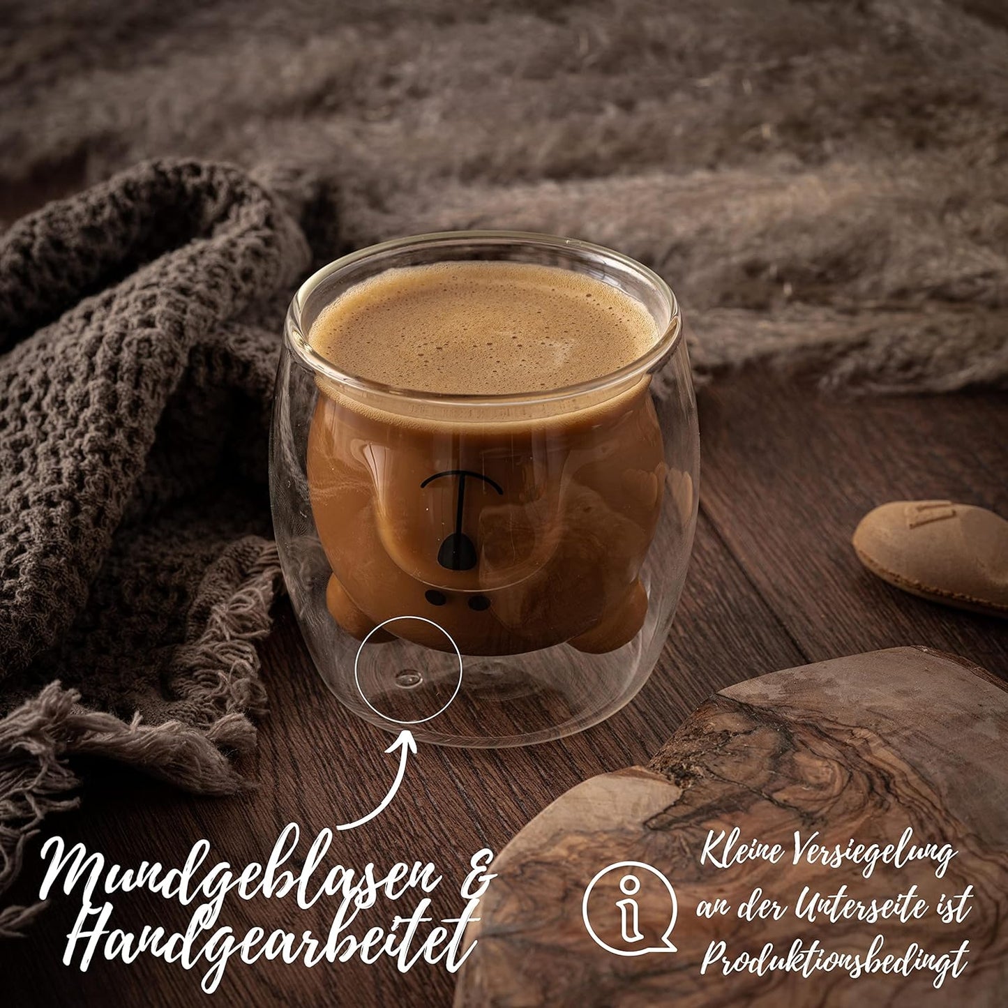 Bear-shaped coffee cup - Cute and practical 