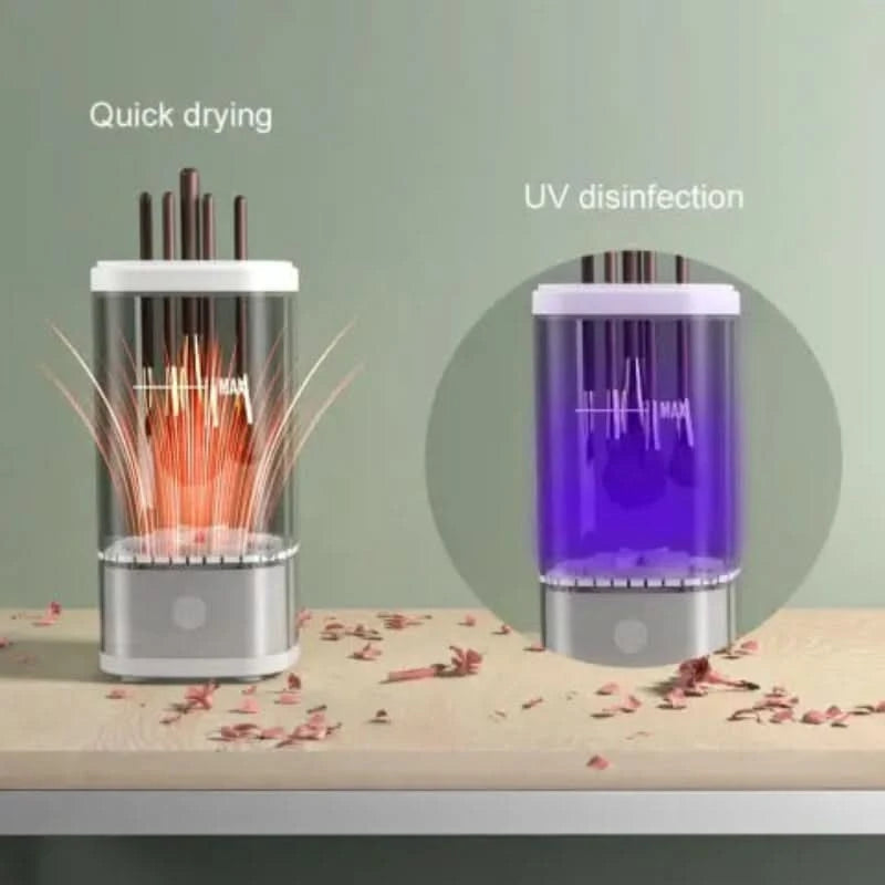 Electric brush cleaner, quick and efficient 