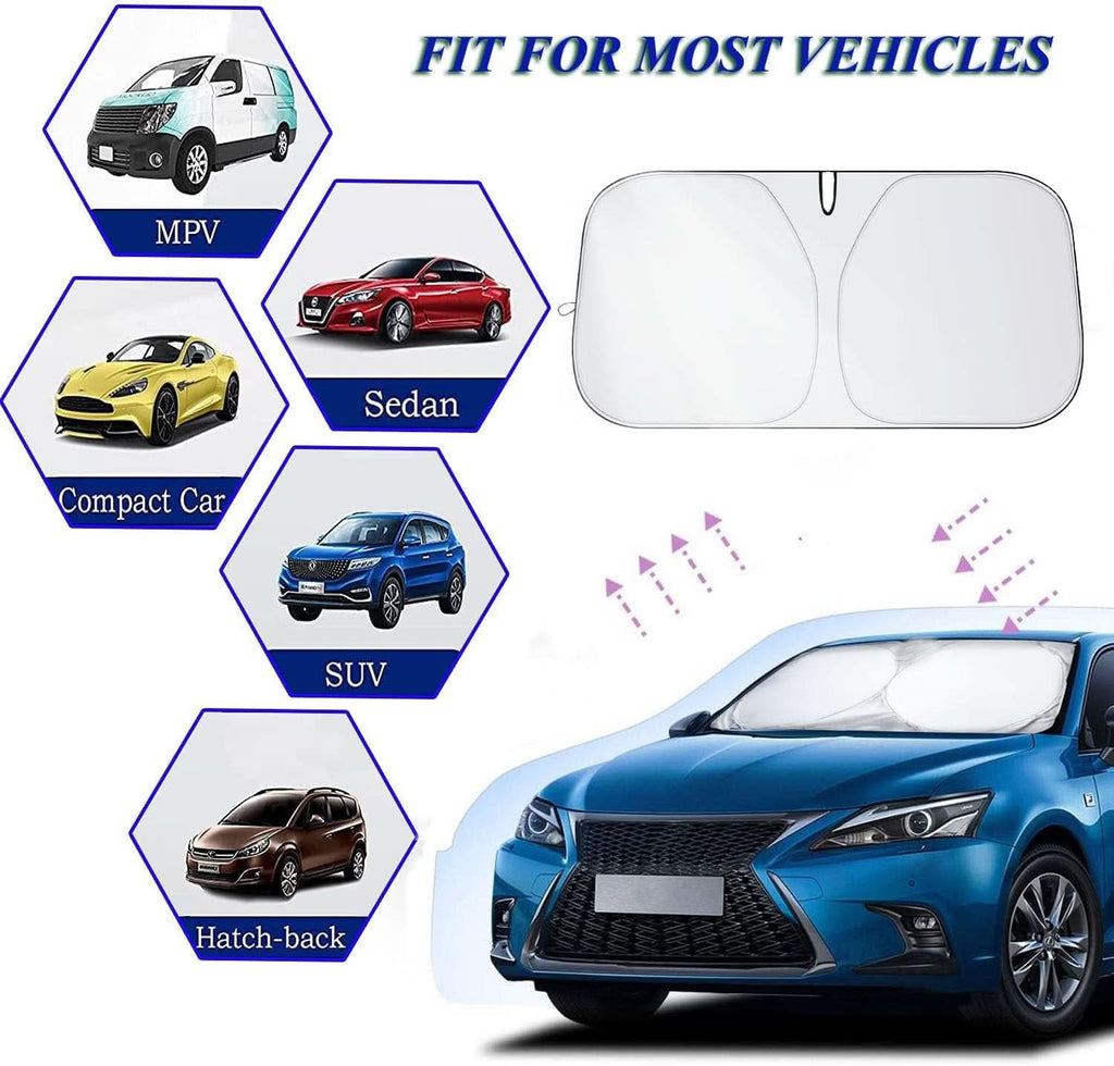 Protetor solar para carro anti-calor sob medida e eficaz 